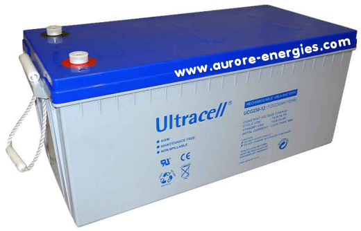 batterie AGM 12v 230Ah VRLA Ultracell