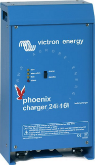 chargeur phoenix 24vdc 16A batterie 100Ah  200Ah