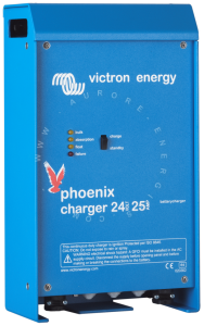 chargeur phoenix 24vdc 25A batterie 100Ah  400Ah
