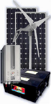 kit hybride solaire eolien 560w 24vcc 220vac pour site isolé