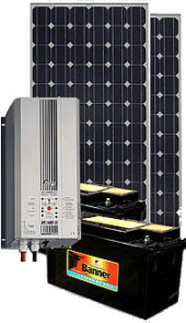 kit solaire 220v 360w en charge batterie